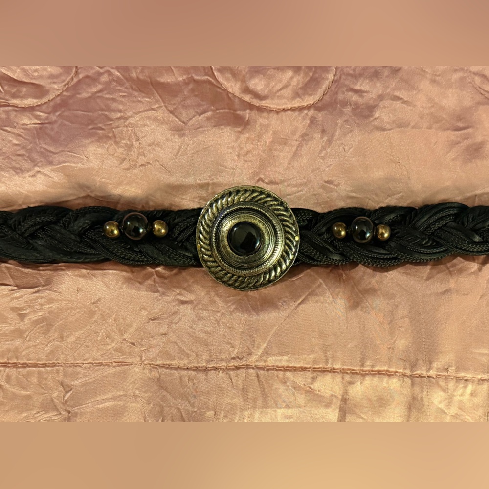 VINTAGE Carolyn Tanne Braided Belt - Picture 2 of 6